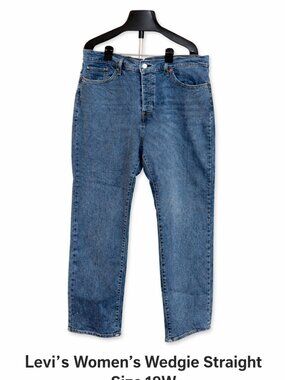 Women's Levi's Wedgie Straight Jeans Size 18W